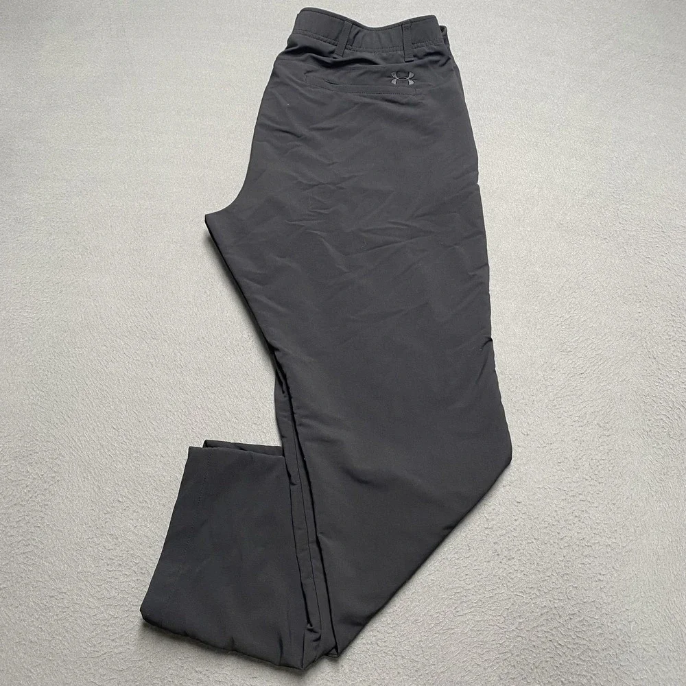 Under Armour Pants Mens 40x30‎ Gray Golf Performance Stretch Lightweight 1342264